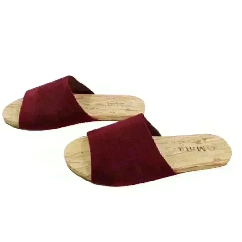 Mata L-0026 Women's Furry Upper Detailed Rhineston - Picture 5 of 8